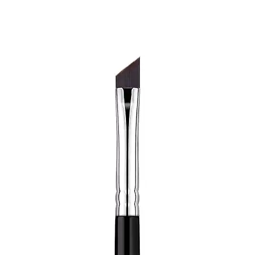 Eyeliner Brush Fine Angled - PRO Precision Gel Eye Liner Makeup Brush -Ultra Thin Slanted Flat Angle - Premium Quality - Cruelty Free Synthetic Bristles (Fine Angled Eyeliner Brush) E835 Black